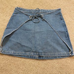 Kendall and Kylie denim mini skirt